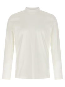 Brunello Cucinelli Chimney Neck Shirt White