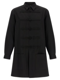 YOHJI YAMAMOTO China Button Shirt Black