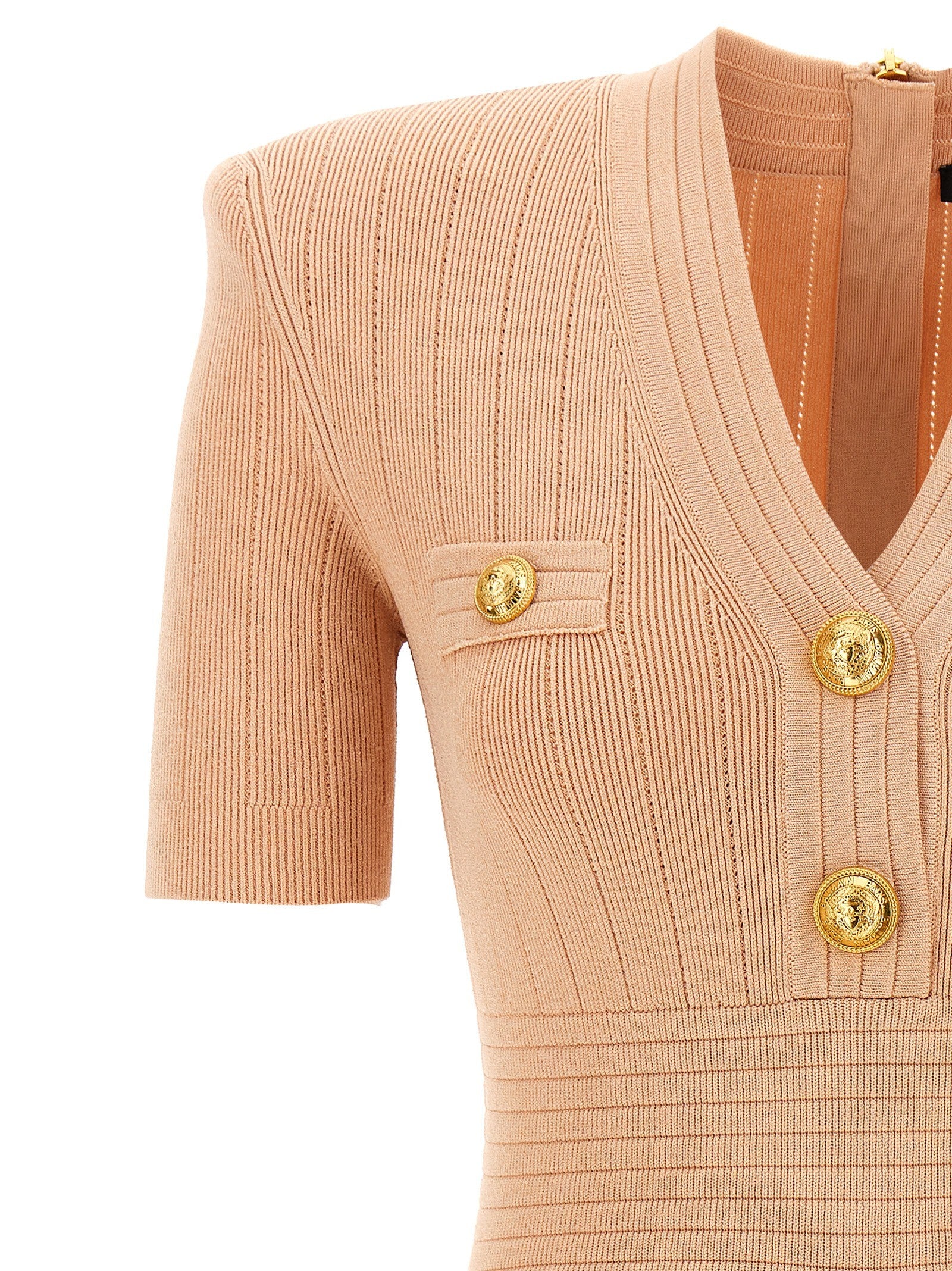 Balmain Chiocciola Dress Blue