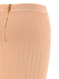 Balmain Chiocciola Skirt Blue