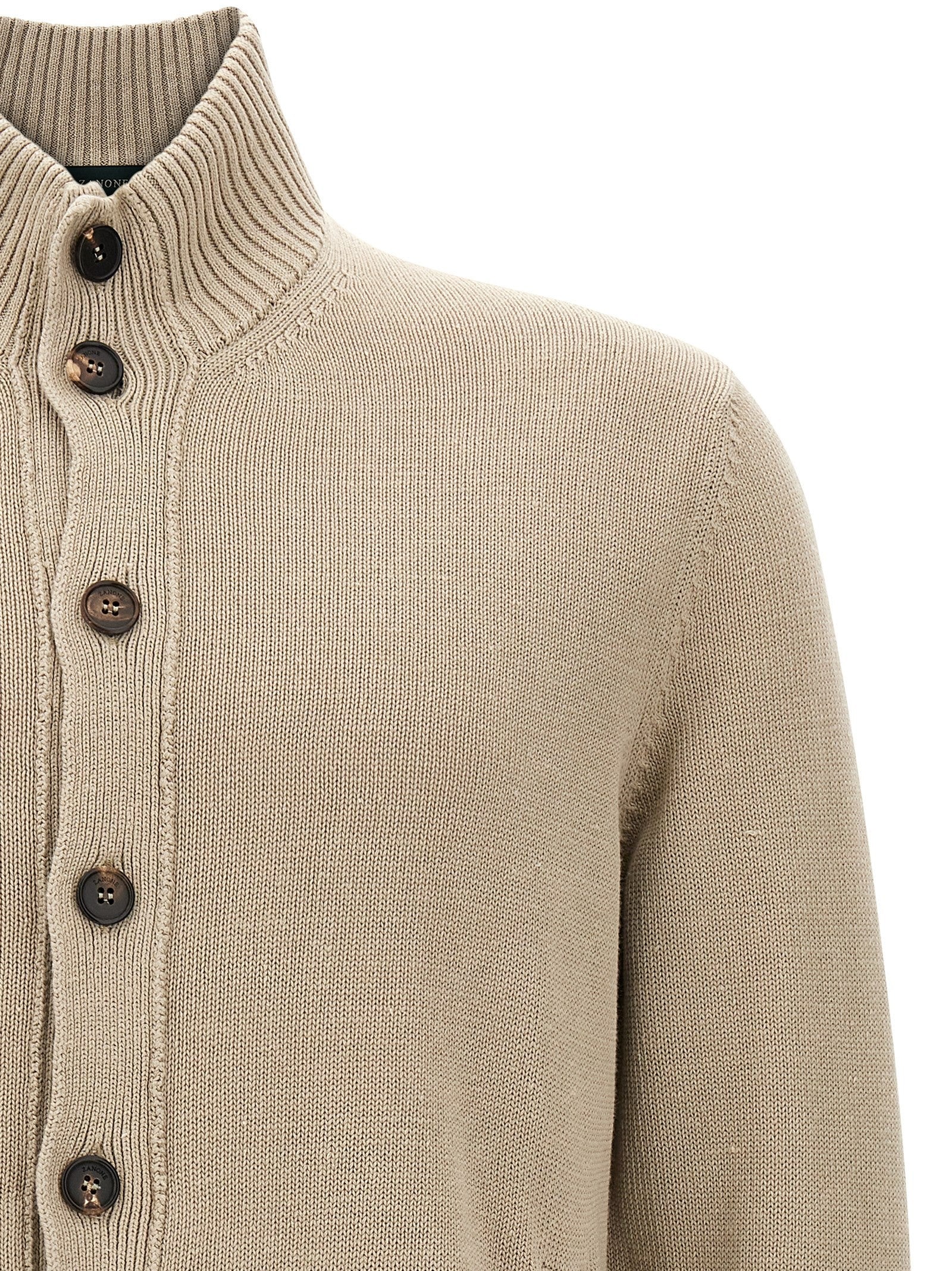 Zanone Chioto Cardigan Beige