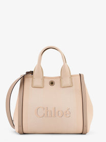Chloé Women's Chloé Carry Canvas Crossbody Bag Beige