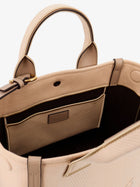 Chloé Women's Chloé Carry Canvas Crossbody Bag Beige, view 5
