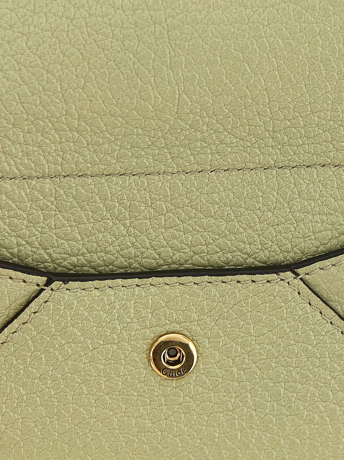 Chloé Envelope Small Wallet Green, view 3