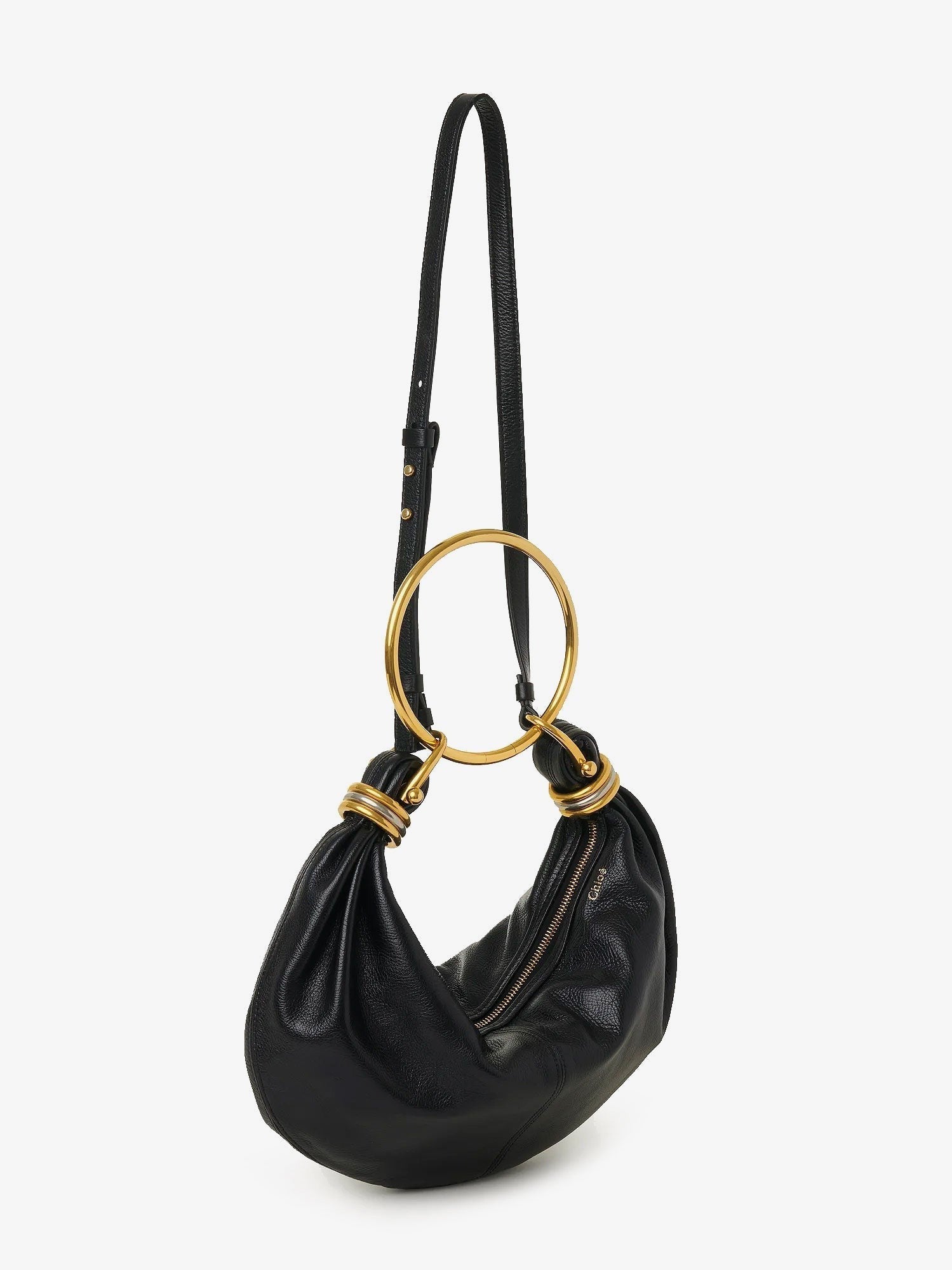 CHLOE’ - Chloe’ Bracelet Hobo Leather Bag - Woman-&gt;Bags-&gt;Handbags