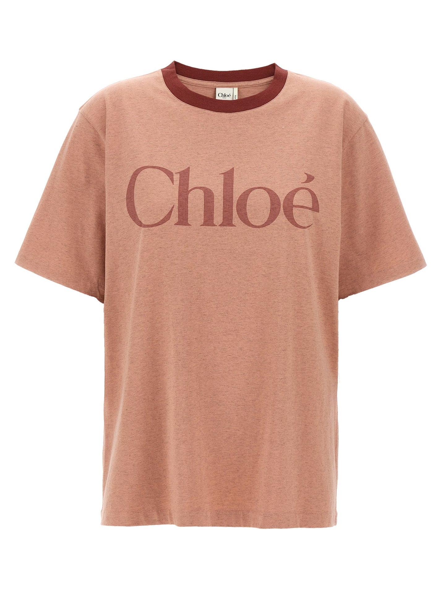 CHLOÉ - CHLOÉ - Logo print T-shirt - Women’s Tops