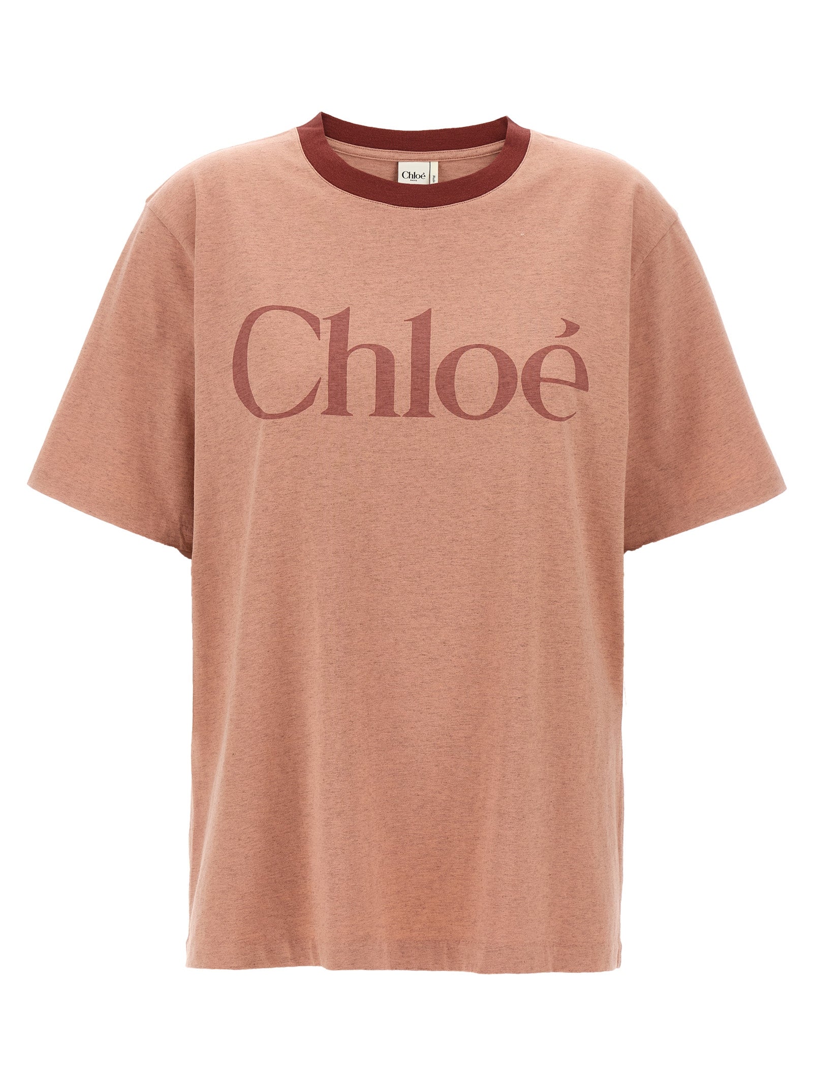 CHLOÉ - CHLOÉ - Logo print T-shirt - Women’s Tops