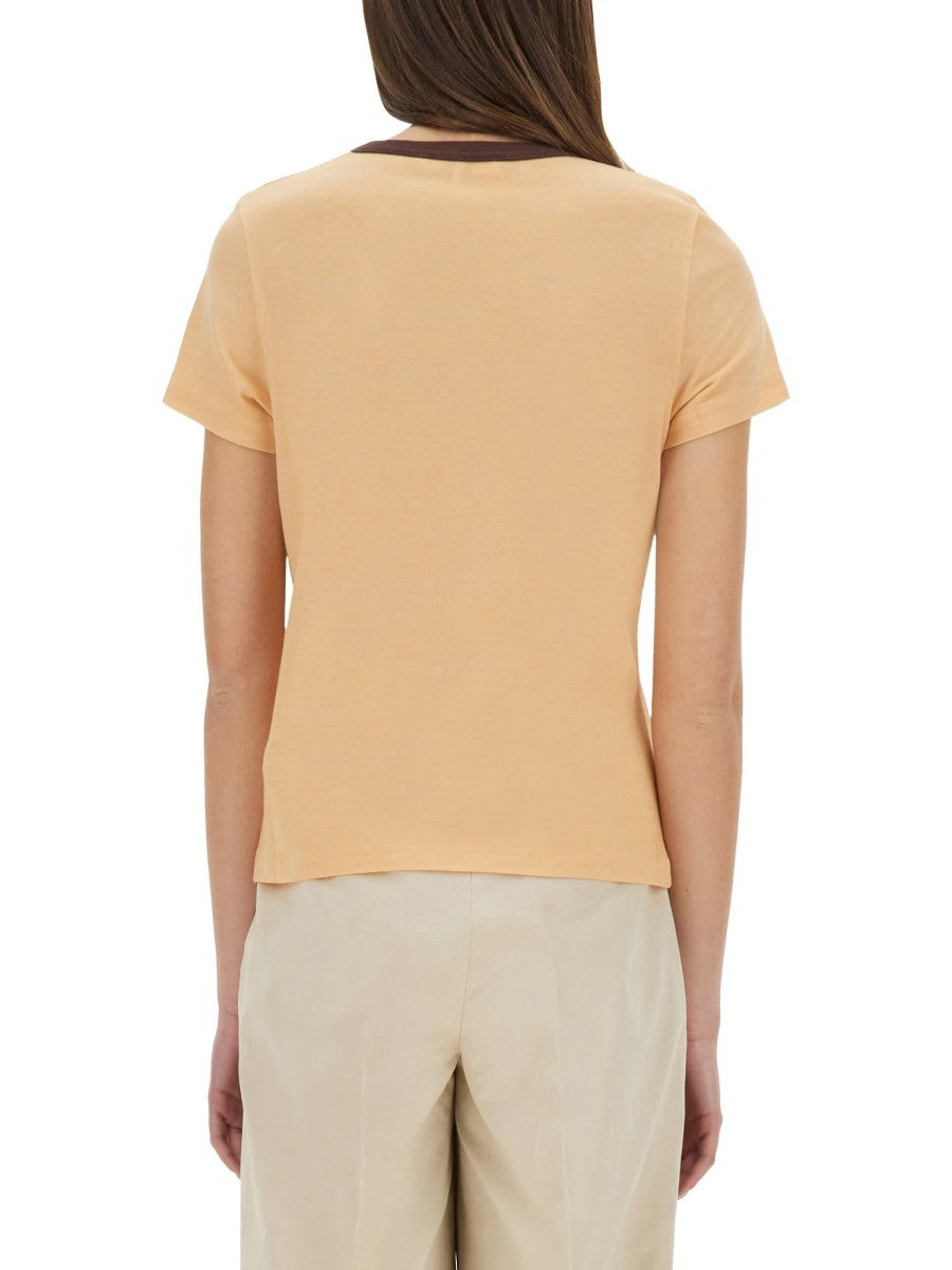 CHLOE’ - Chloe’ Cotton Jersey Logo T Shirt - Woman-&gt;Clothing-&gt;t-shirts