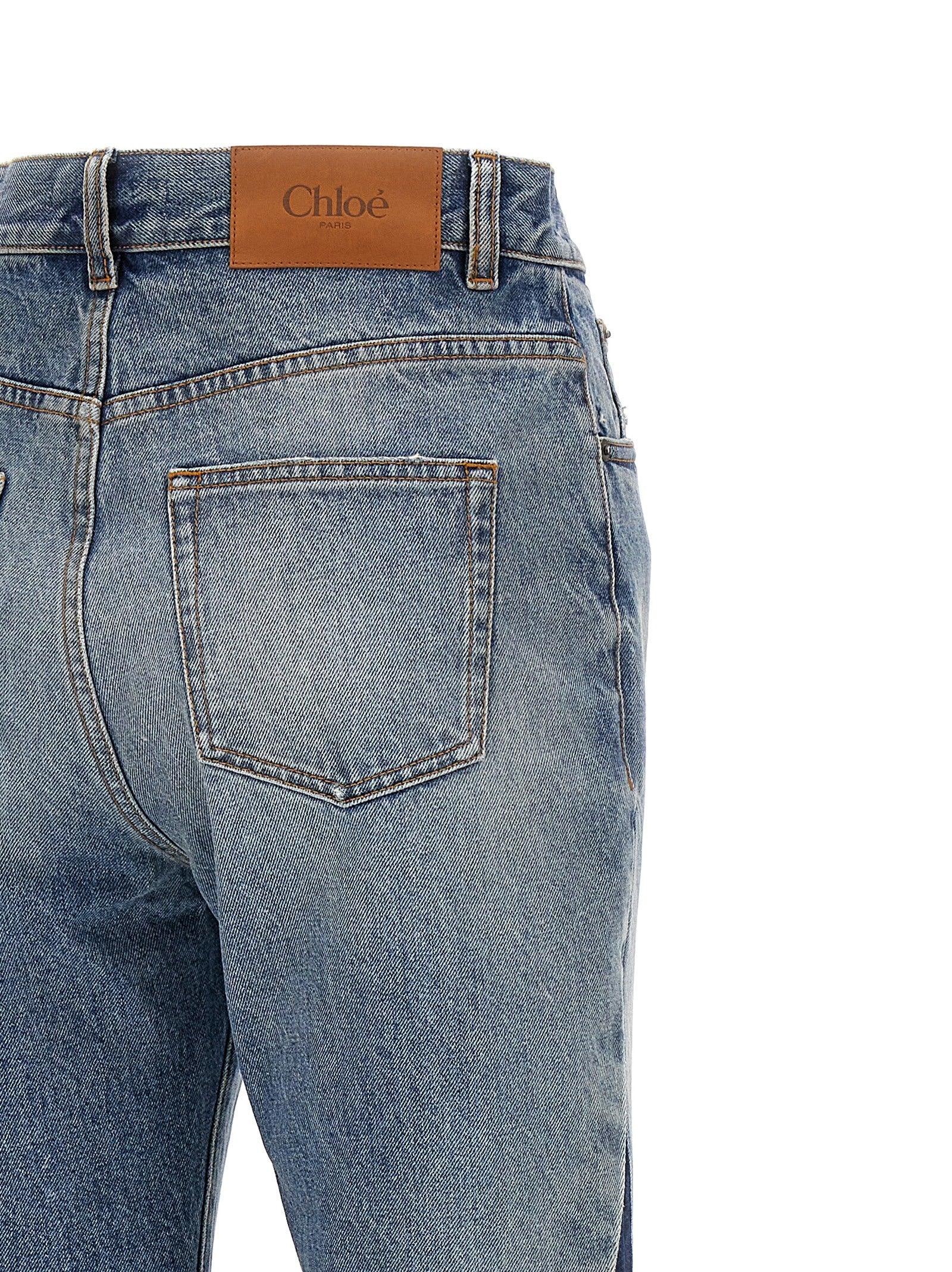 CHLOÉ - CHLOÉ - Patchwork jeans - Women’s Clothing