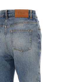 CHLOÉ - CHLOÉ - Patchwork jeans - Women’s Clothing