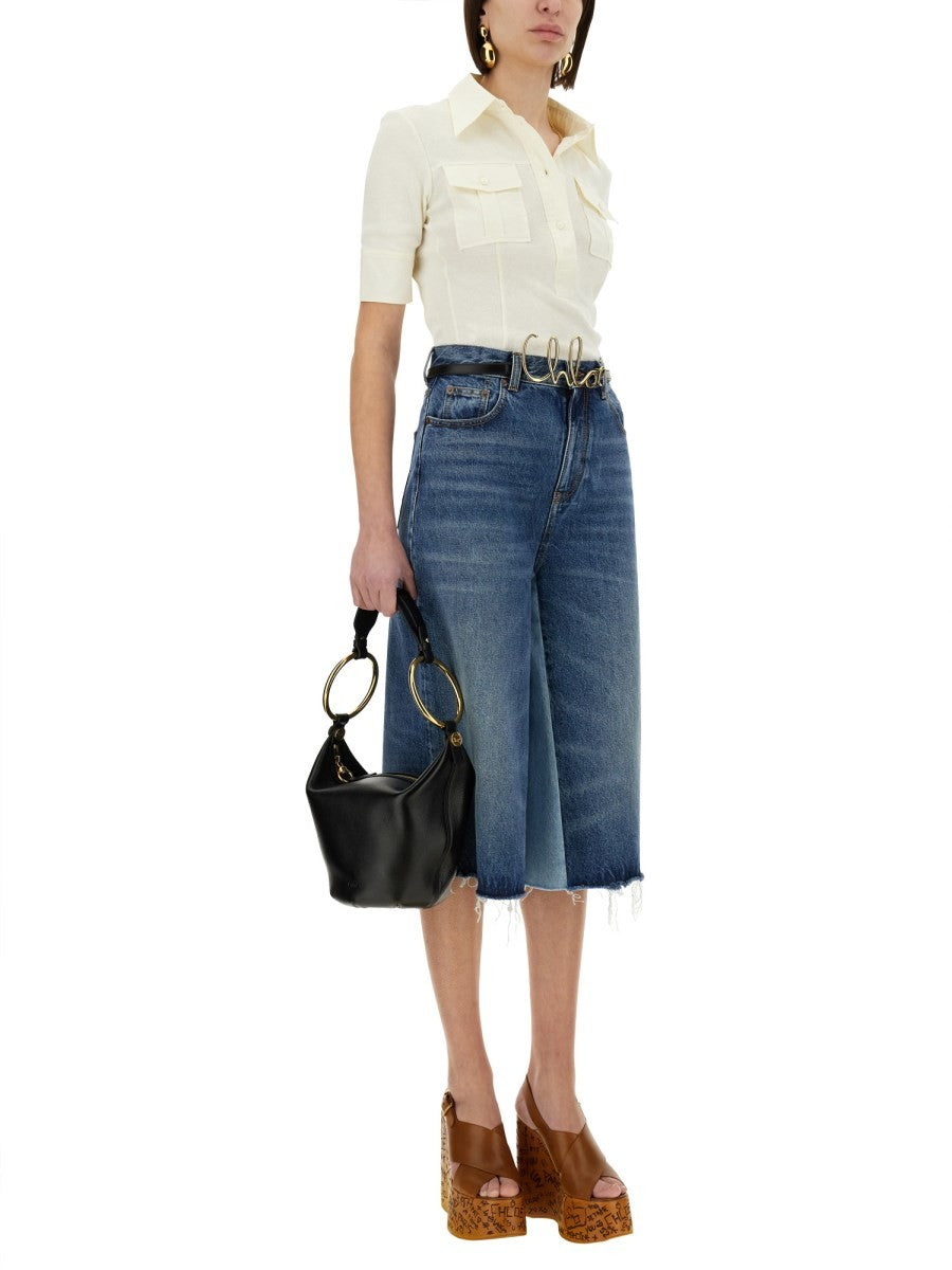 CHLOE’ - Chloe’ Slim Fit Polo. - Women’s Tops