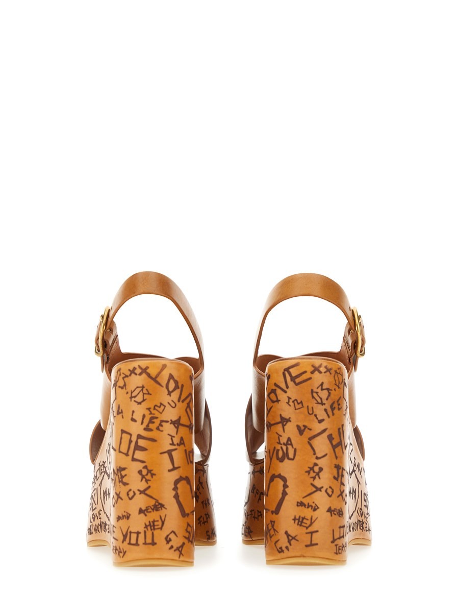 CHLOE’ - Chloe’ Sandal ’Maxime’ - Woman-&gt;FOOTWEAR-&gt;HIGH HEELS