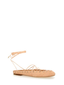 CHLOE’ - Chloe’ Ballerina ’Ghillies’ - Woman-&gt;FOOTWEAR-&gt;FLATS