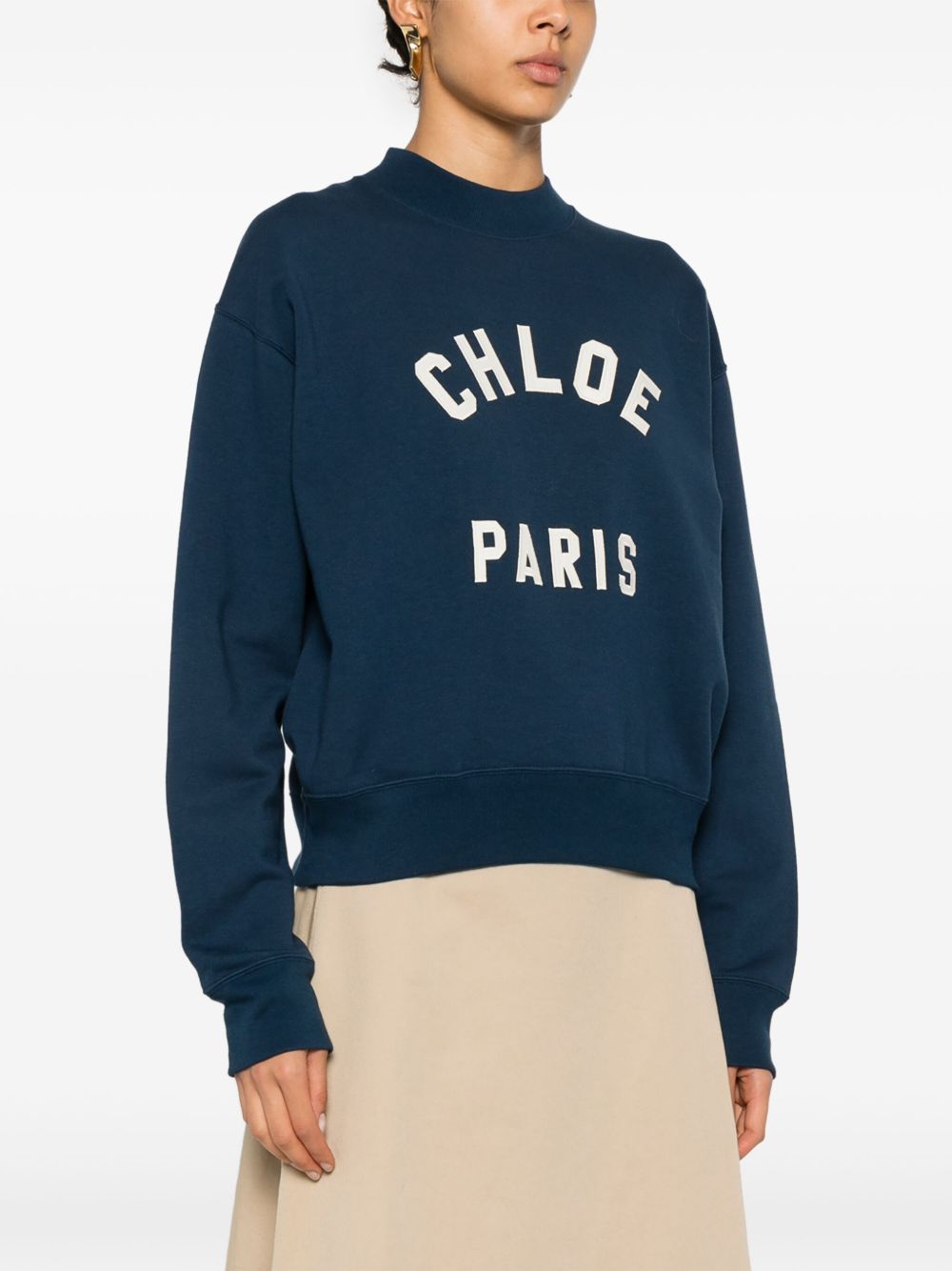 Chloé - Chloé Chloè Sweaters Blue - Women’s Sweatshirts