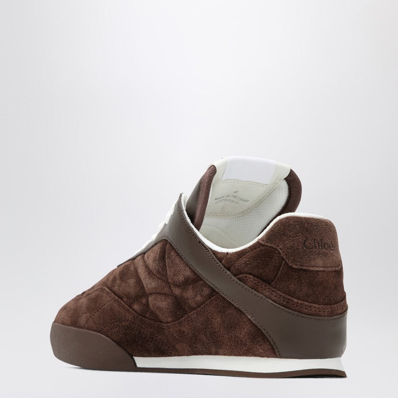 Chloé - Chloé Kick Chocolate sneakers in suede - Women’s Shoes