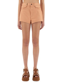 CHLOE’ - Cotton Shorts - Home-&gt;Woman-&gt;Clothing-&gt;Shorts