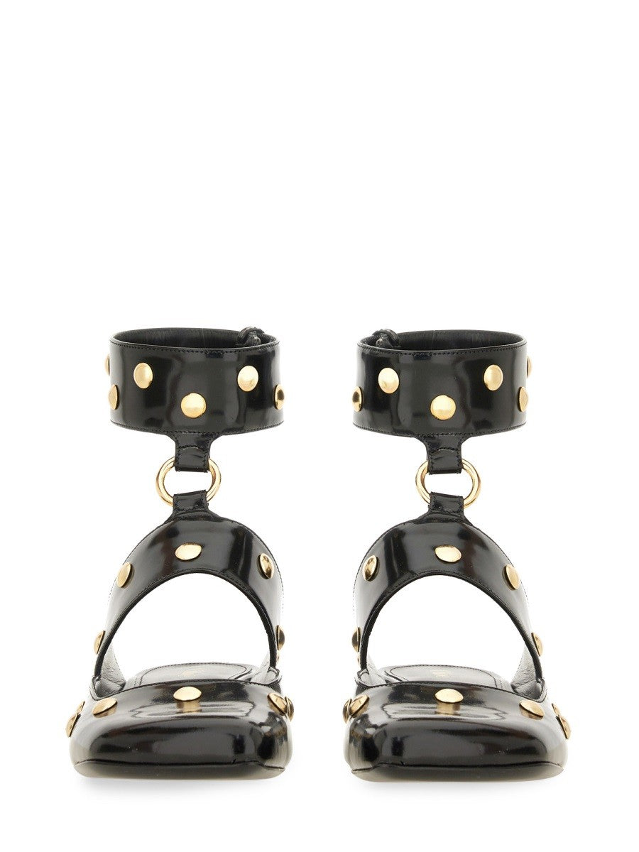 CHLOE’ - Chloe’ Sandalo ’Jade’ - Woman-&gt;FOOTWEAR-&gt;FLATS