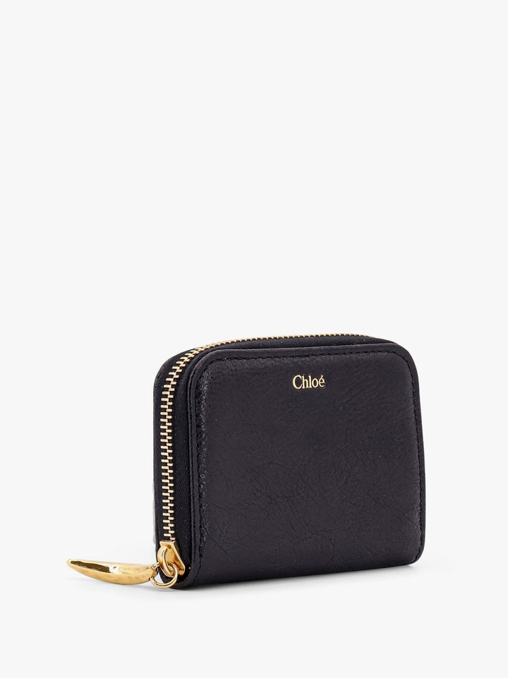 CHLOE’ - Leather Wallet With Frontal Logo - Home->Woman->Accessories->Wallets