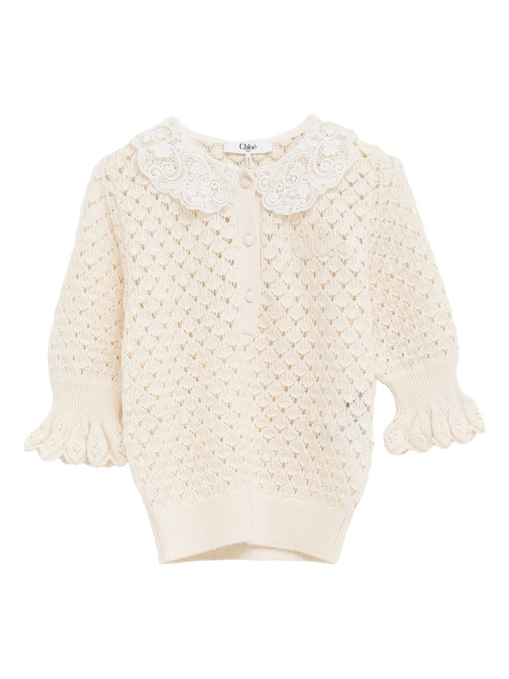 Chloé - Chloé Chloè Sweaters White - Women’s Knitwear