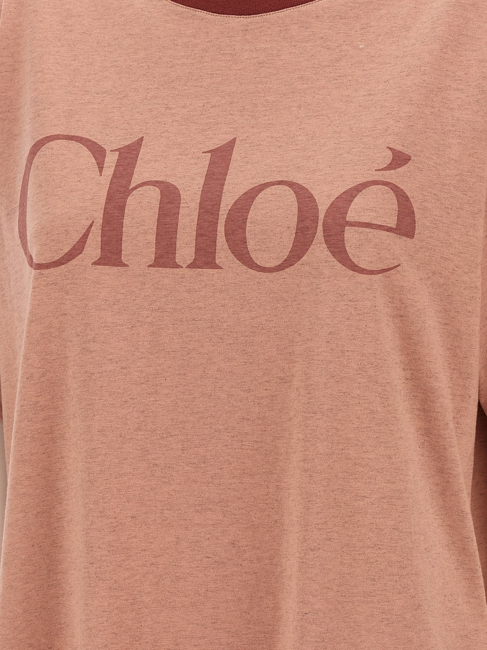 CHLOÉ - CHLOÉ - Logo print T-shirt - Women’s Tops