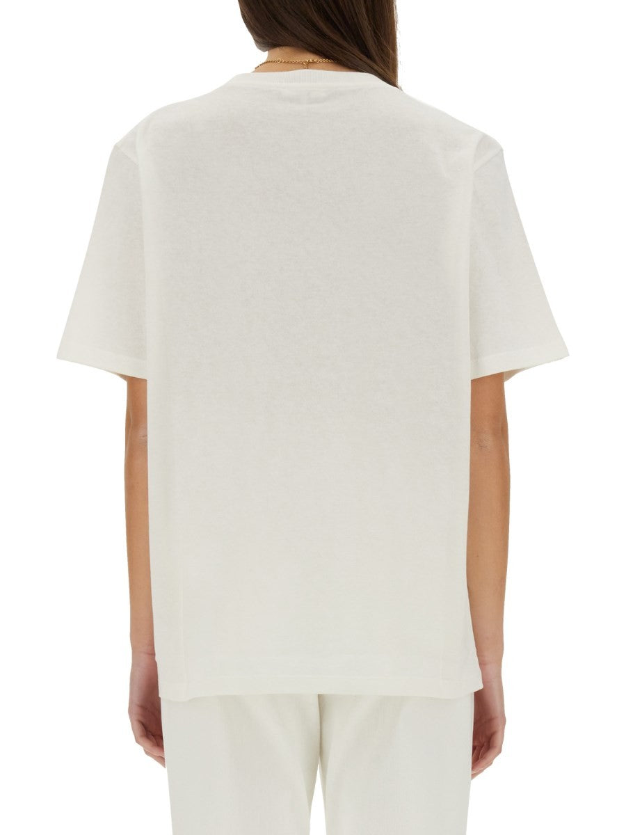 CHLOE’ - Chloe’ T Shirt With Logo - Woman-&gt;Clothing-&gt;t-shirts