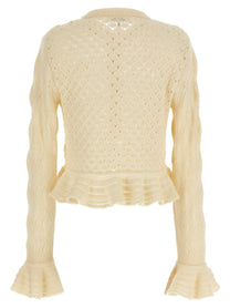 CHLOÉ - CHLOÉ - Pointelle cardigan - Women’s Knitwear