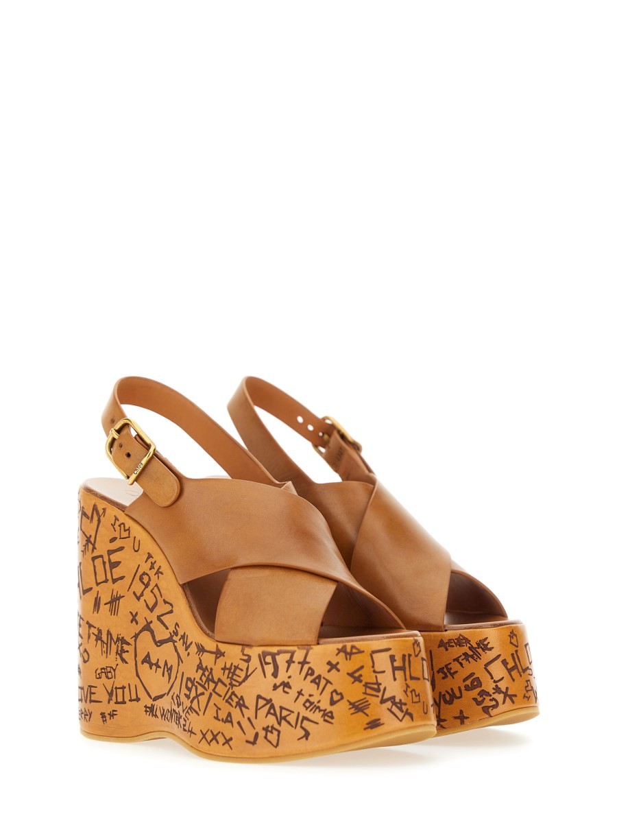 CHLOE’ - Chloe’ Sandal ’Maxime’ - Woman-&gt;FOOTWEAR-&gt;HIGH HEELS