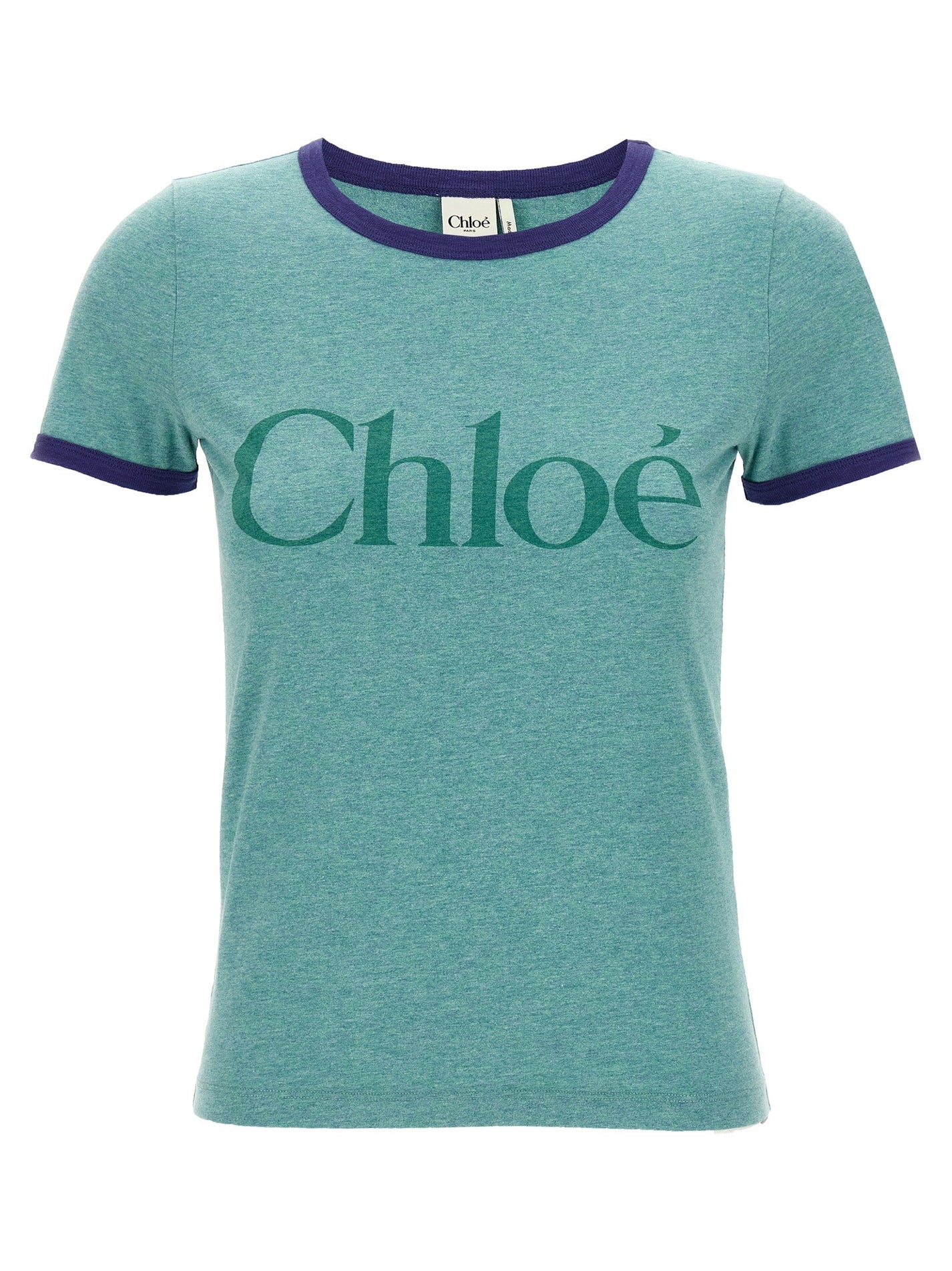 CHLOÉ - CHLOÉ - Logo print T-shirt - Women’s Top