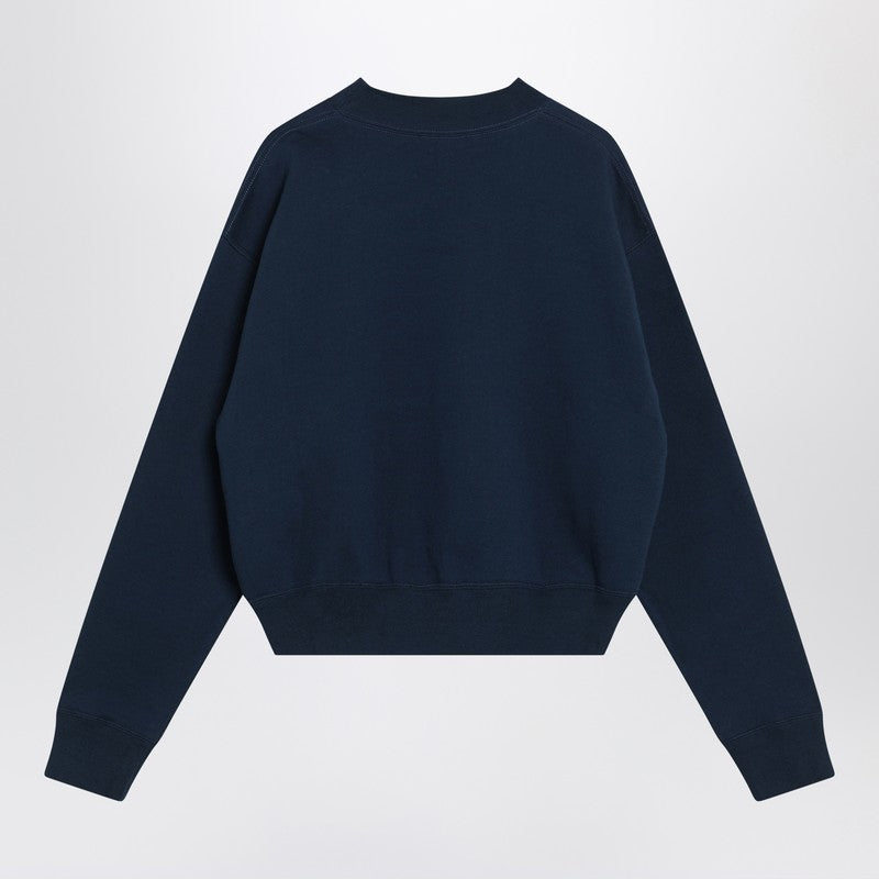 Chloé - Chloé Navy blue sweatshirt with logo - Topwear
