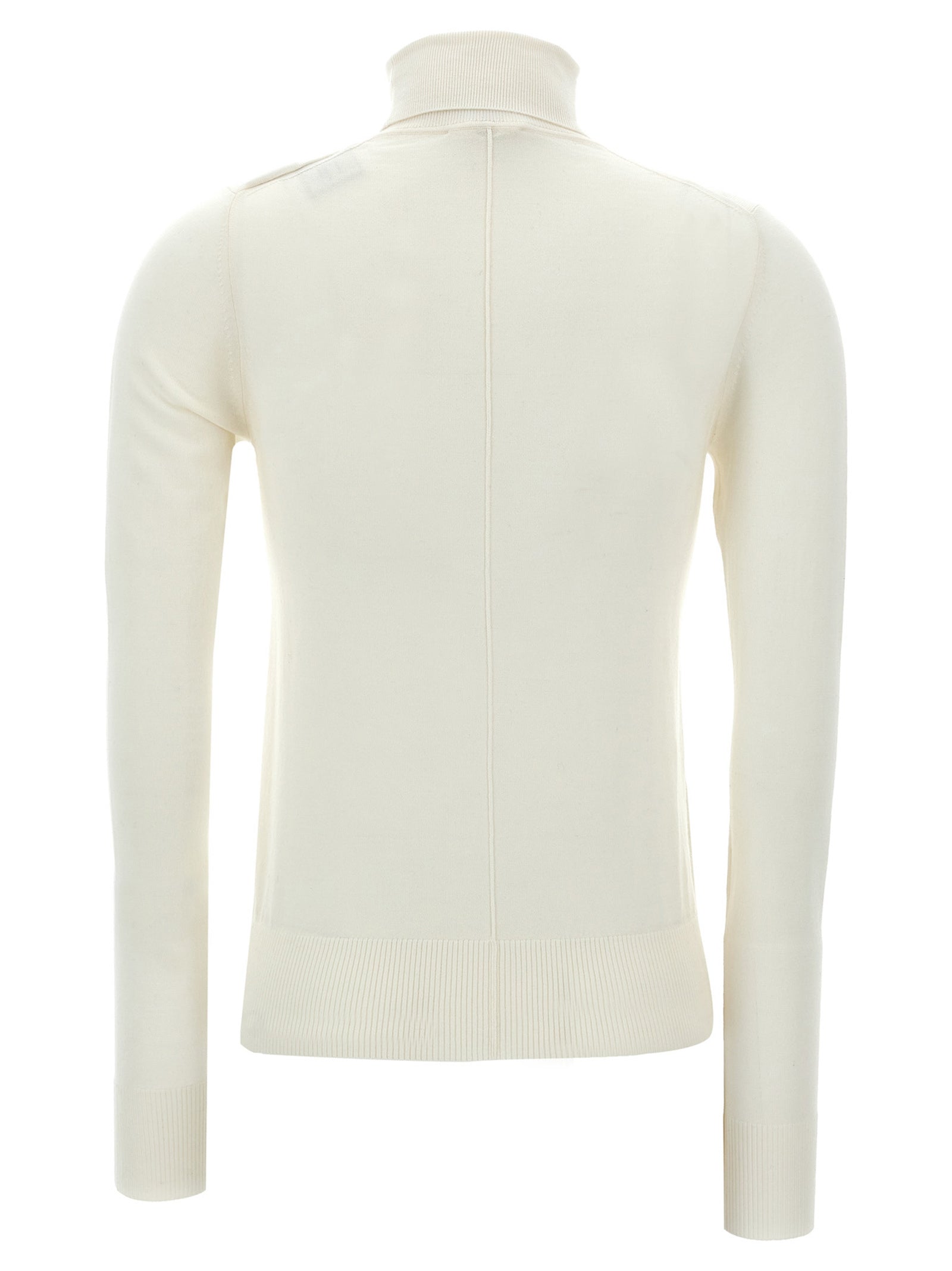CHLOÉ - CHLOÉ - Logo embroidery turtleneck sweater - Women’s Knitwear