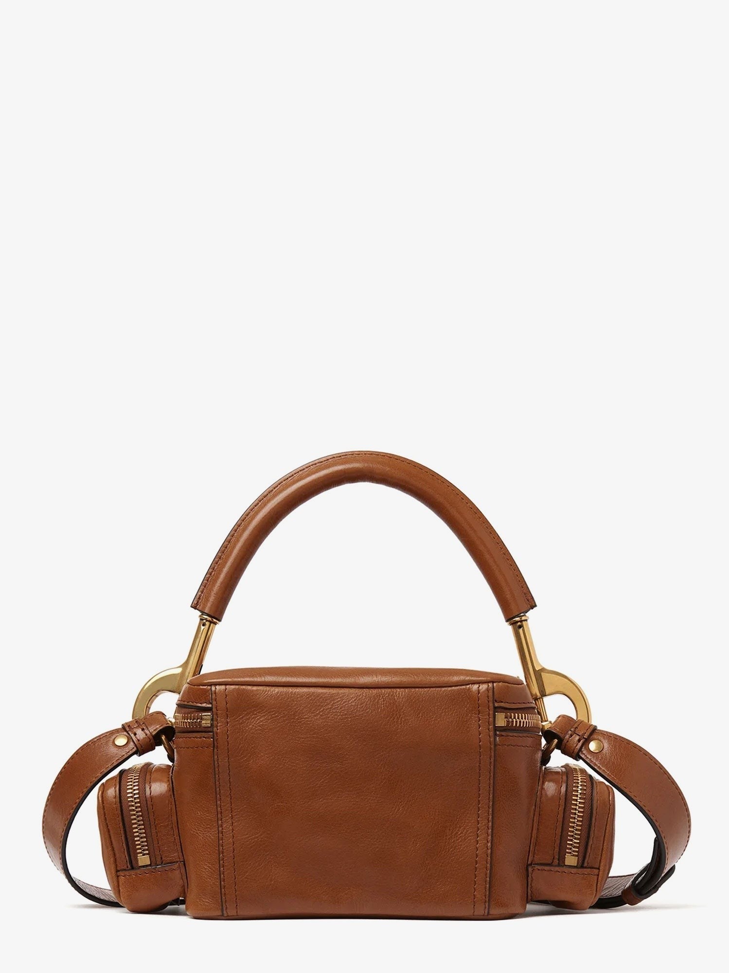 CHLOE’ - Chloe’ Small Double Carry Leather Bag With Multipocket Detail - Woman-&gt;Bags-&gt;Shoulder bags