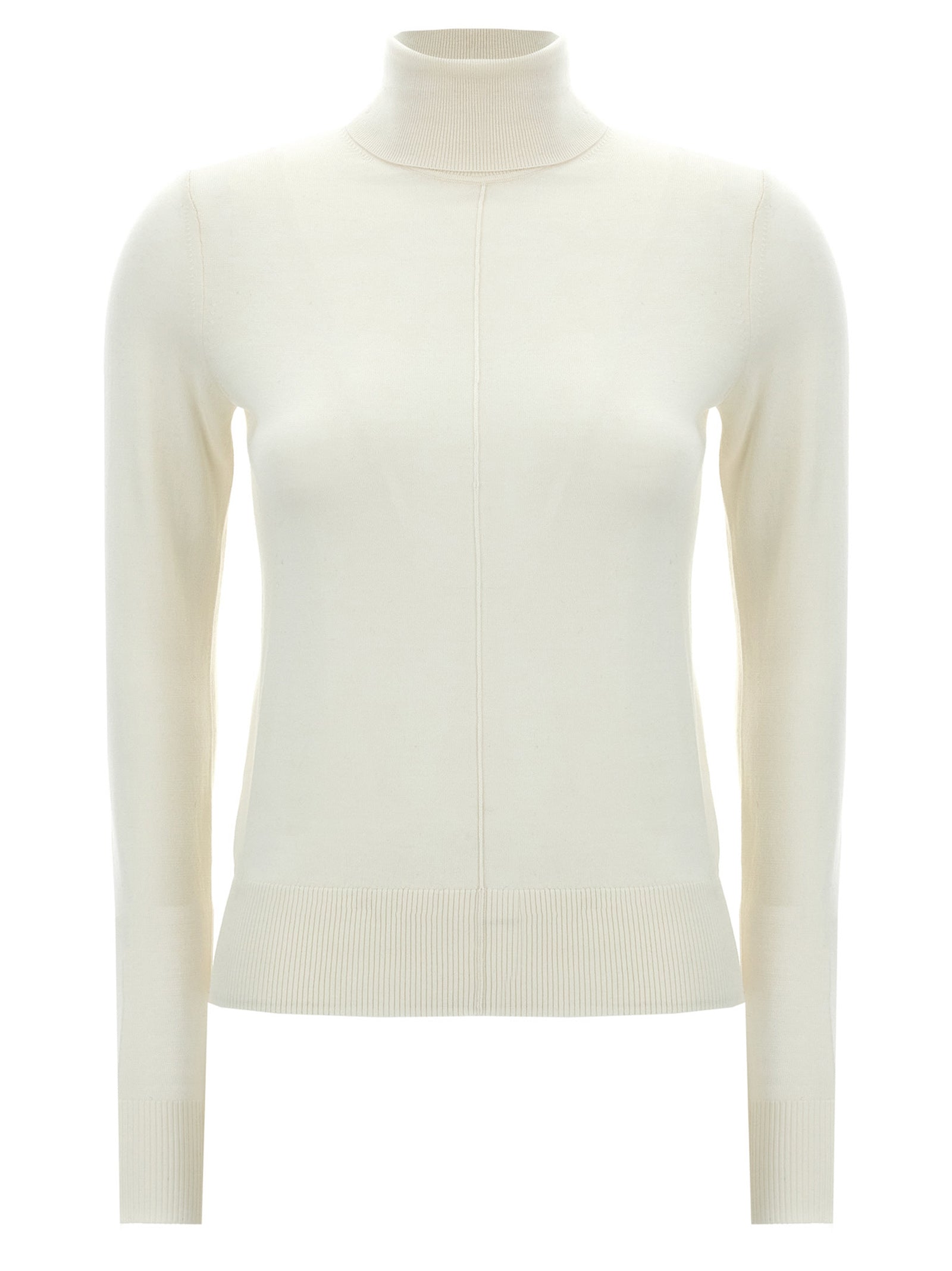 CHLOÉ - CHLOÉ - Logo embroidery turtleneck sweater - Women’s Knitwear