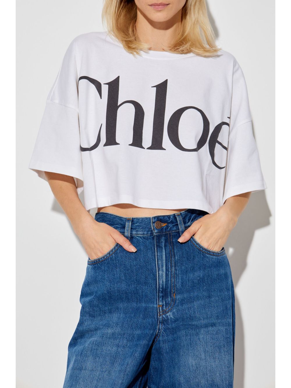 Chloé - Chloé Chloè T-shirts and Polos White - Topwear