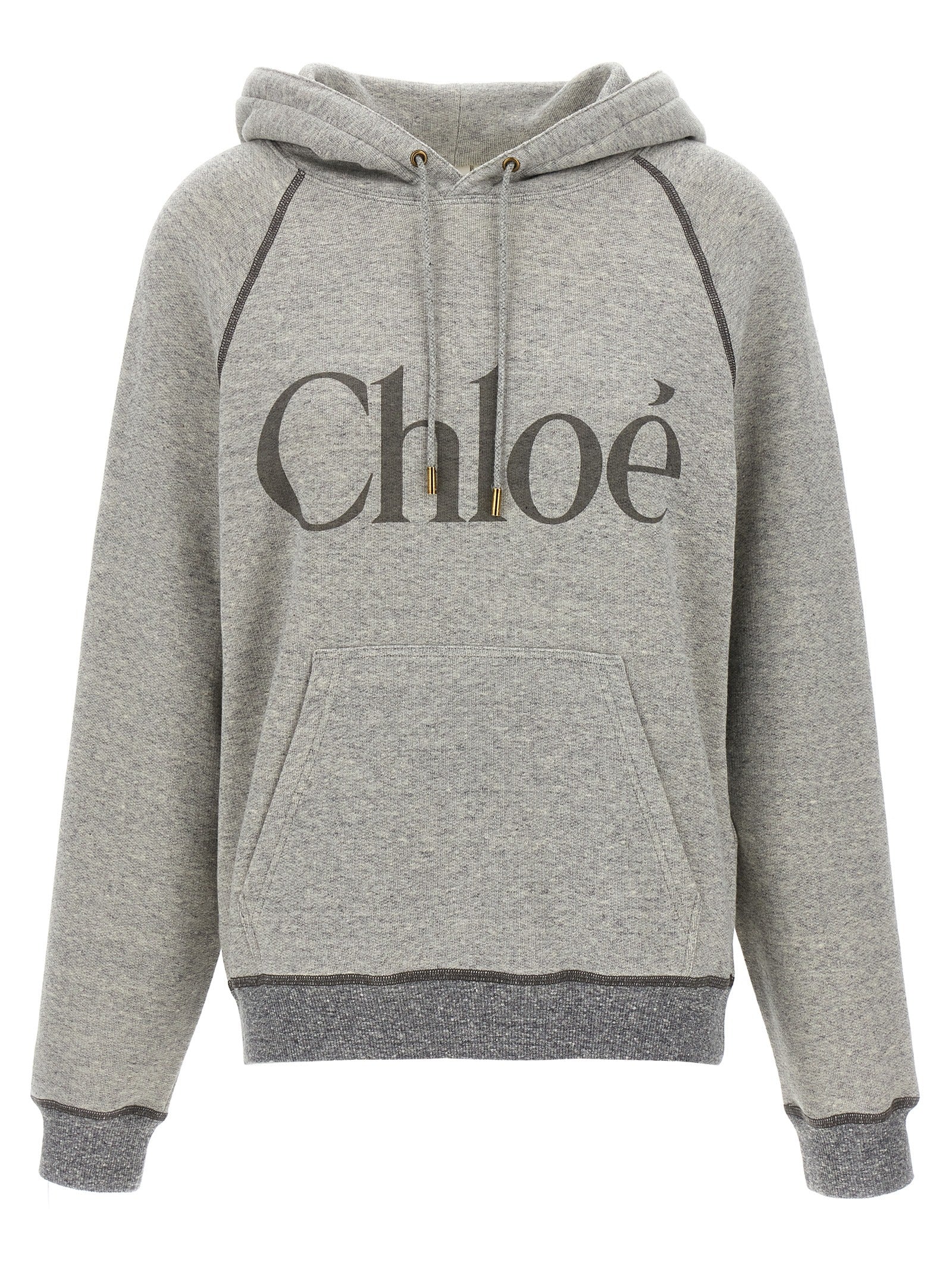 CHLOÉ - CHLOÉ - Logo hoodie - Women’s Sweatshirts