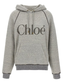 CHLOÉ - CHLOÉ - Logo hoodie - Women’s Sweatshirts