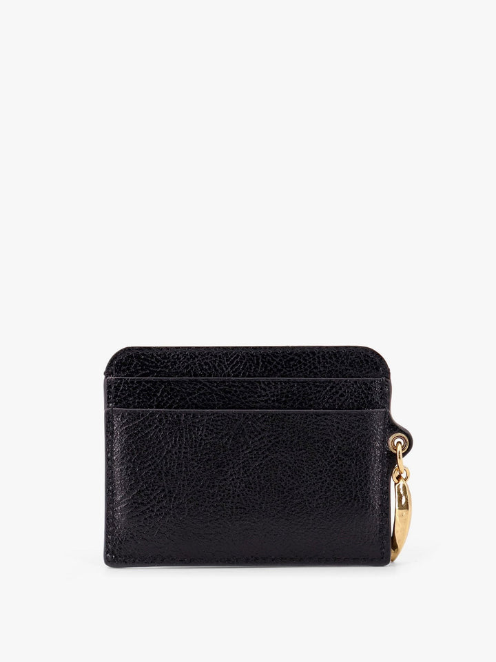 CHLOE’ - Leather Card Holder With Banana Charm - Home->Woman->Accessories->Wallets