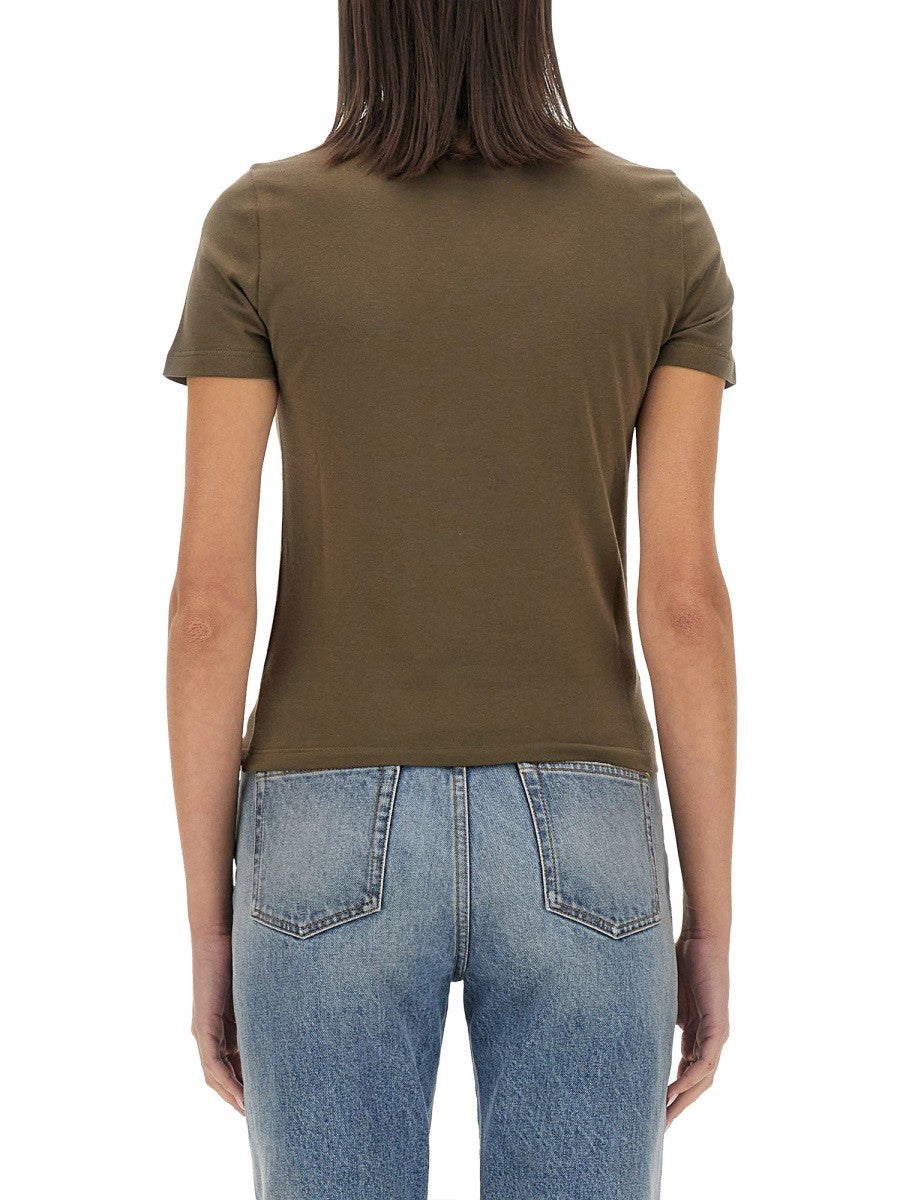 CHLOE’ - Chloe’ T Shirt With Logo - Woman-&gt;Clothing-&gt;t-shirts