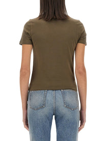 CHLOE’ - Chloe’ T Shirt With Logo - Woman-&gt;Clothing-&gt;t-shirts