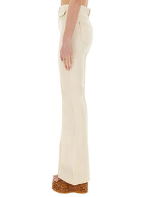 CHLOE’ - High Waist Flare Jeans - Home-&gt;Woman-&gt;Clothing-&gt;Jeans