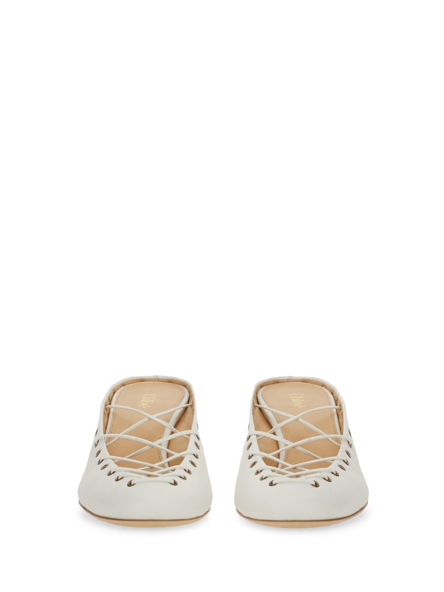 CHLOE’ - Chloe’ Décolleté ’Ghillies’ - Woman-&gt;FOOTWEAR-&gt;HIGH HEELS