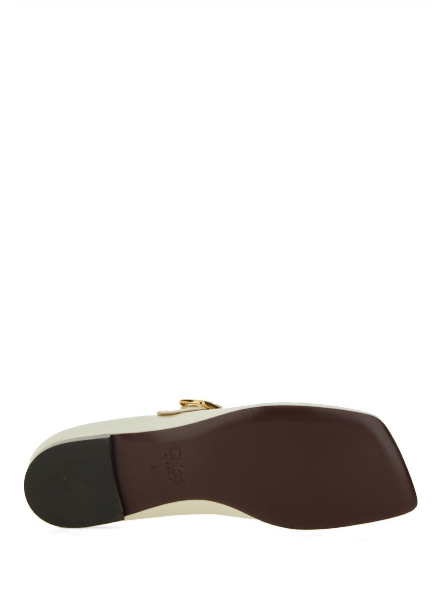CHLOE’ - Chloe’ Ballerina ’Polly’ - Woman-&gt;FOOTWEAR-&gt;FLATS