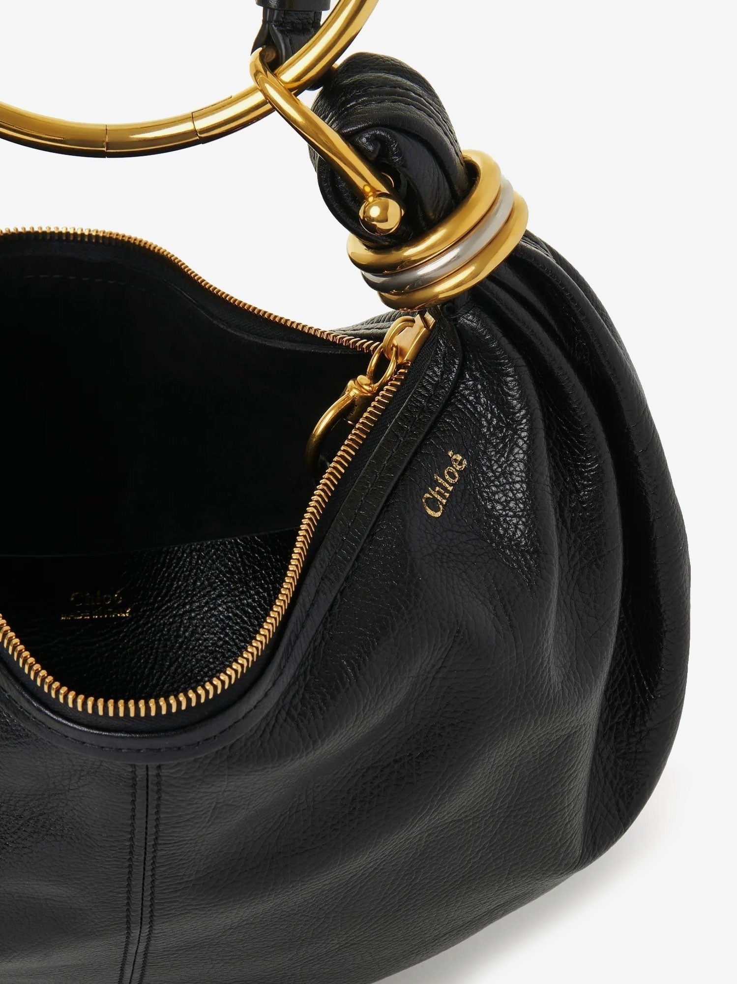 CHLOE’ - Chloe’ Bracelet Hobo Leather Bag - Woman-&gt;Bags-&gt;Handbags