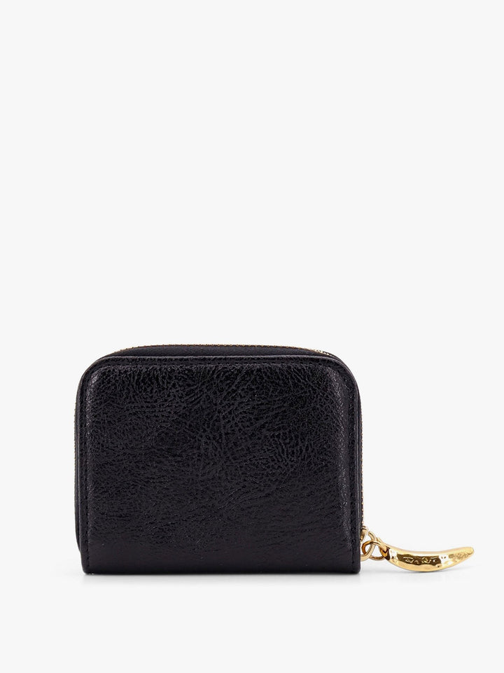 CHLOE’ - Leather Wallet With Frontal Logo - Home->Woman->Accessories->Wallets