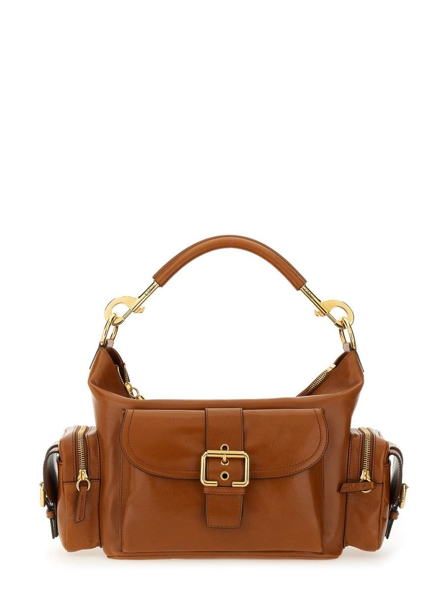 CHLOE’ - Chloe’ Leather Camera Bag - Woman-&gt;Bags-&gt;Handbags