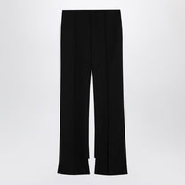 Chloé - Chloé Black asymmetrical wool trousers - Trousers