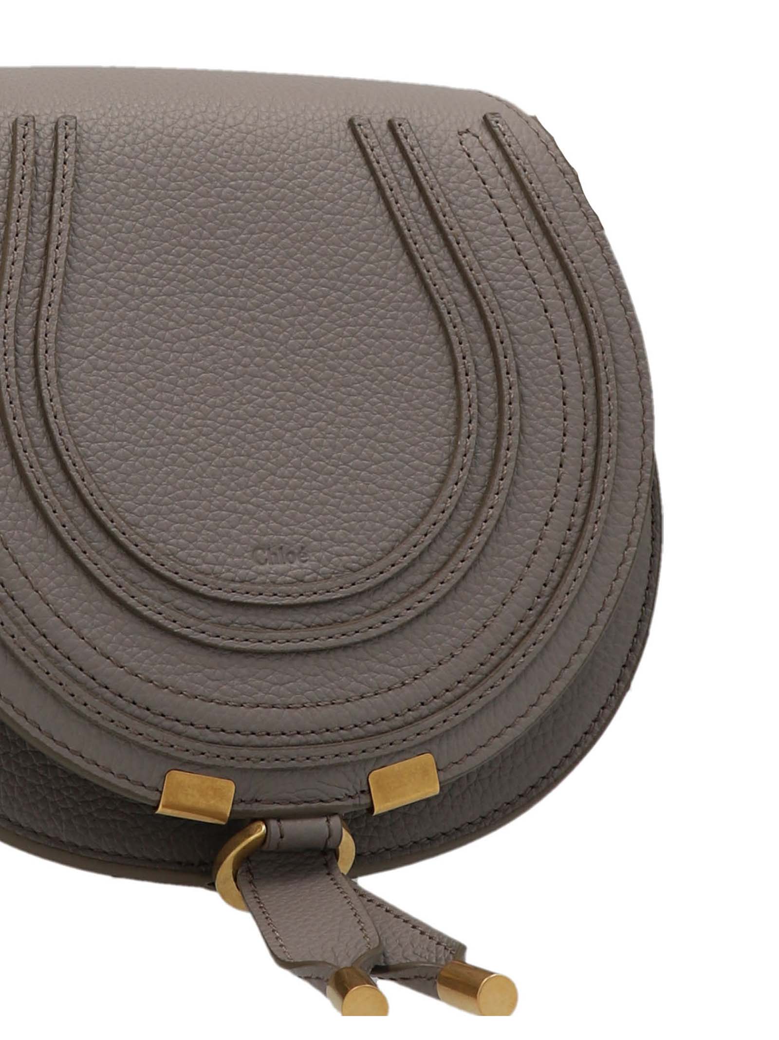 CHLOÉ - CHLOÉ - ’Saddle marcie’ small crossbody bag - Women’s Bags