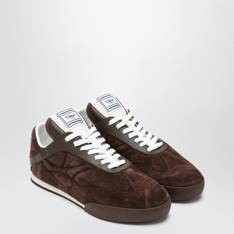 Chloé - Chloé Kick Chocolate sneakers in suede - Women’s Shoes