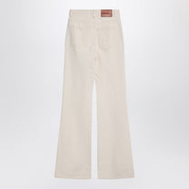Chloé - Chloé Ivory flared denim trousers - Women’s Clothing