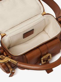 CHLOE’ - Chloe’ Small Double Carry Leather Bag With Multipocket Detail - Woman-&gt;Bags-&gt;Shoulder bags