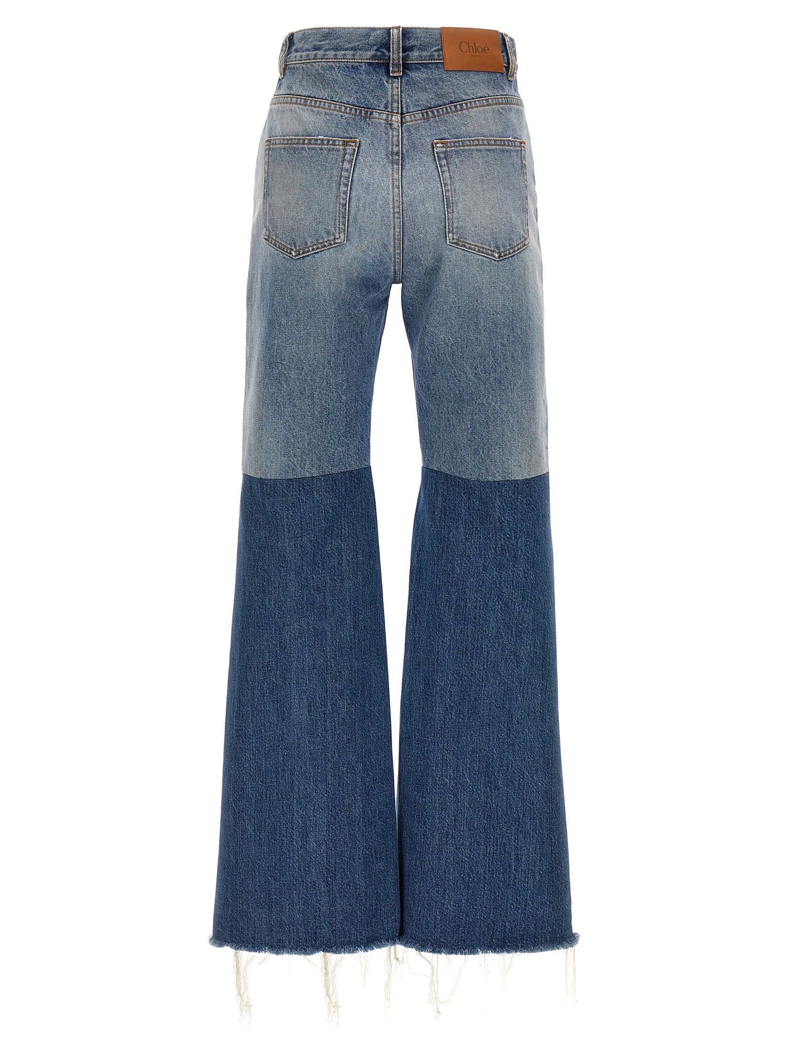 CHLOÉ - CHLOÉ - Patchwork jeans - Women’s Clothing